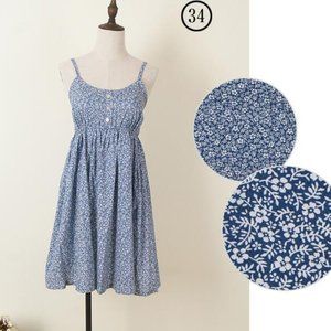 💥One Size Fits Most Summer Cotton Floral Dress